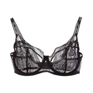 Passionata Womens  Maddie Lace Demi Bra, Black